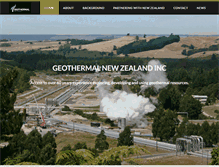 Tablet Screenshot of geothermalnewzealand.com